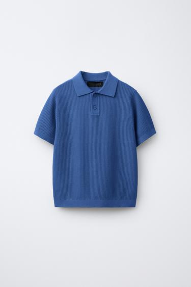 Zara Базовое поло в рубчик