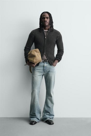 Zara Куртка в рубчик