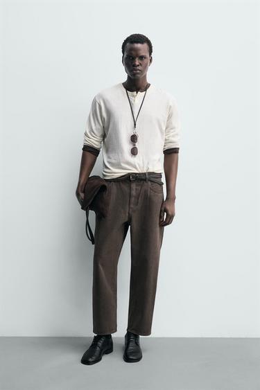 Zara Джинсы зауженные WIDE FIT купить с доставкой.