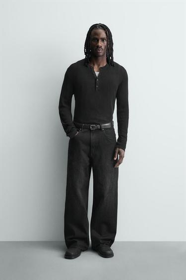 Zara Джинсы свободного кроя