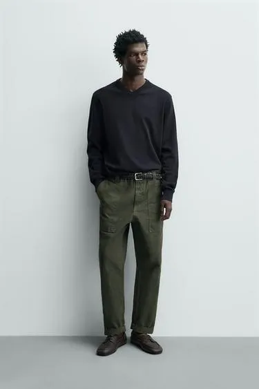 Свитер из смесового хлопка- Заказать в России