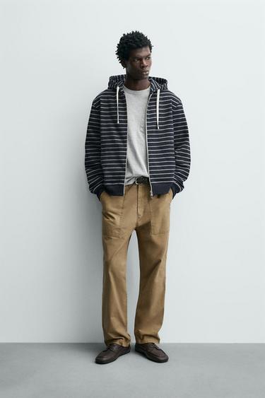 Zara Худи в полоску