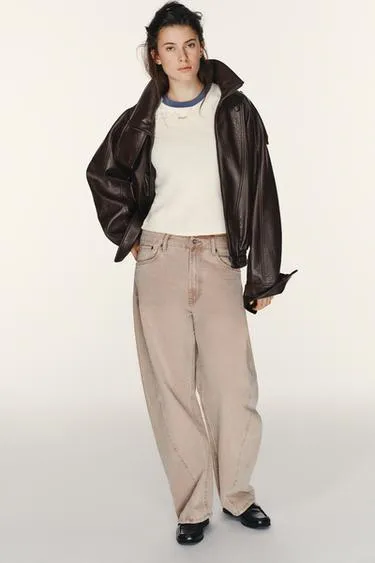 Джинсы TRF BAGGY BALLOON со средней посадкой