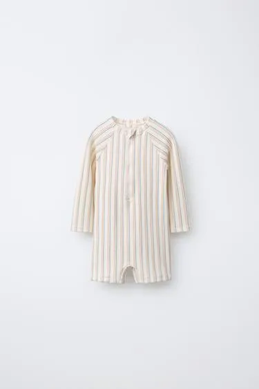 1-6 лет/ купальный комбинезон в полоску- Заказать в России