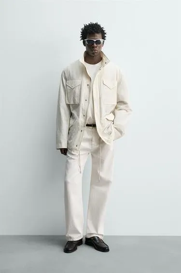 Утепленная техническая куртка с карманами- Заказать в России