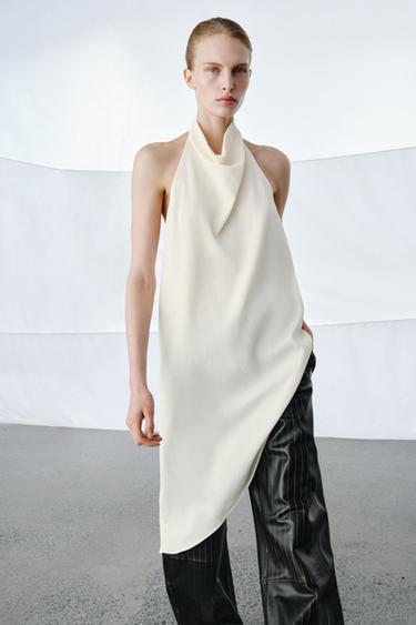 Zara Асимметричный топ коллекция ZARA «ZW»