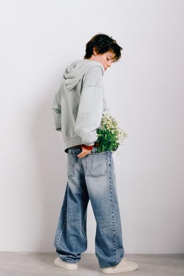 Джинсы BARREL с разрезами