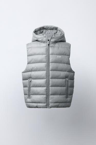 Zara Очень легкий жилет с надписью купить с доставкой.