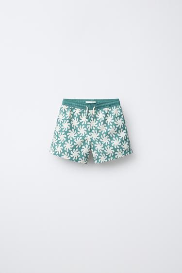 Zara 6-14 лет/плавки-бермуды со спиралями купить с доставкой.