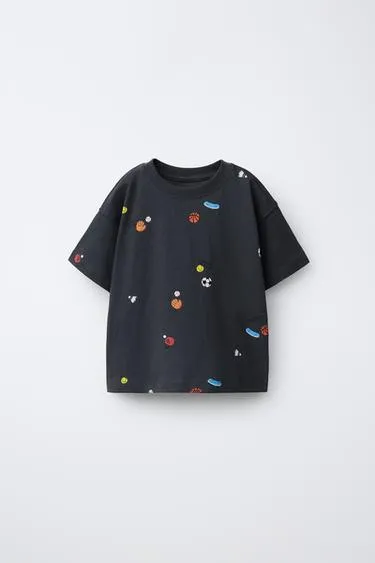 Футболка с принтом