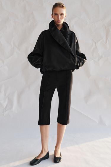 Zara Стеганая куртка-бомбер — коллекция ZARA «ZW» купить с доставкой.