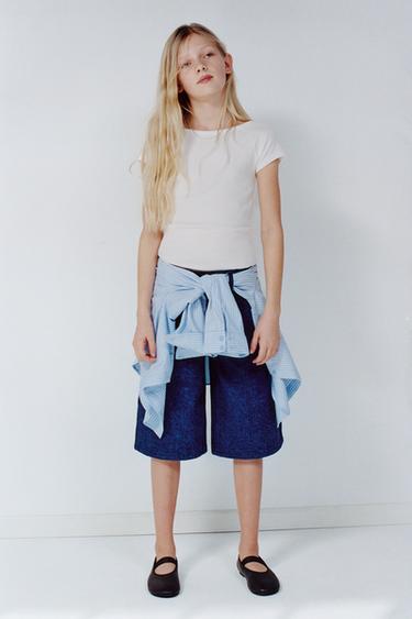 Zara Однотонная футболка из модала