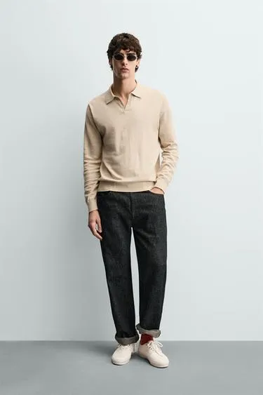 Трикотажное поло классического кроя- Заказать в России