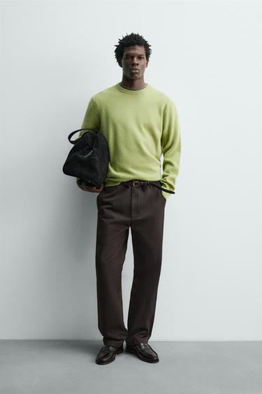 Zara Свитер из шерсти и альпаки купить с доставкой.