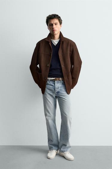 Zara Кожаная куртка 