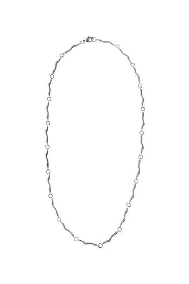 Цепочка из комбинированных металлических звеньев- Заказать в России