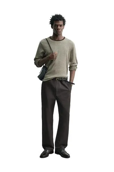 Жаккардовая футболка в полоску- Заказать в России