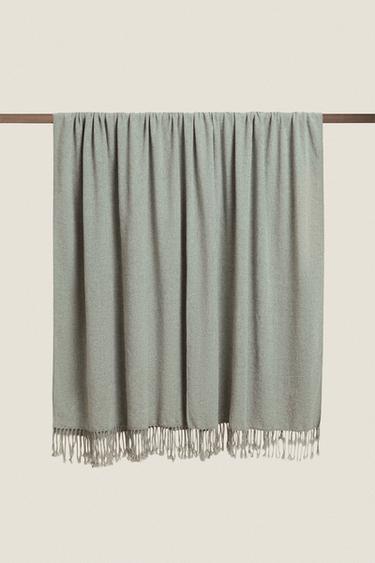 Zara Плед из шениля с бахромой