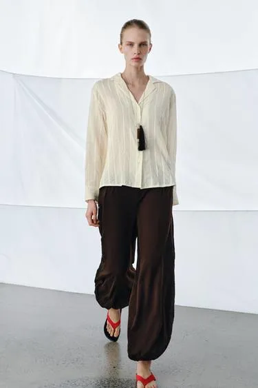 Рубашка в полоску ZW COLLECTION