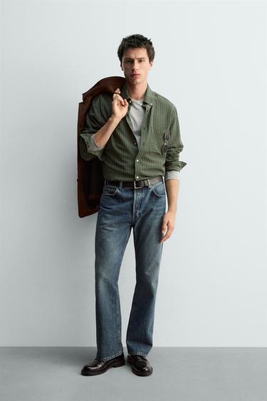 Zara Рубашка в клетку LIMITED EDITION купить с доставкой.