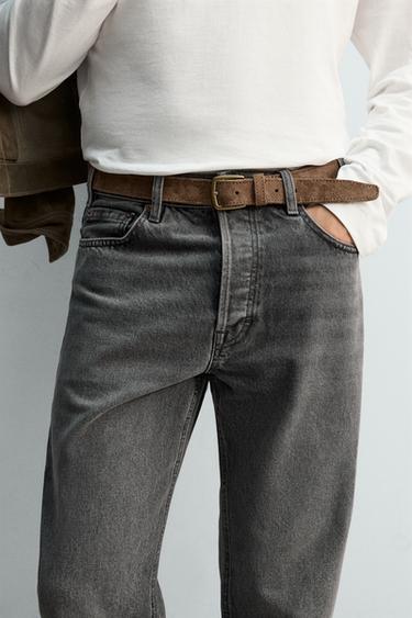 Zara Кожаный ремень из замши — LIMITED EDITION купить с доставкой.