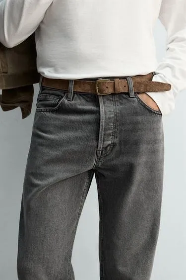 Кожаный ремень из замши — LIMITED EDITION- Заказать в России