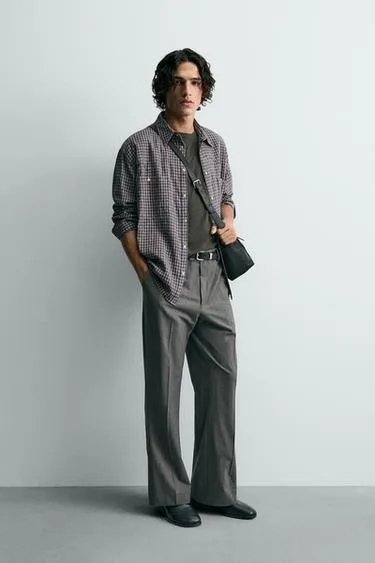 Рубашка в клетку в стиле вестерн