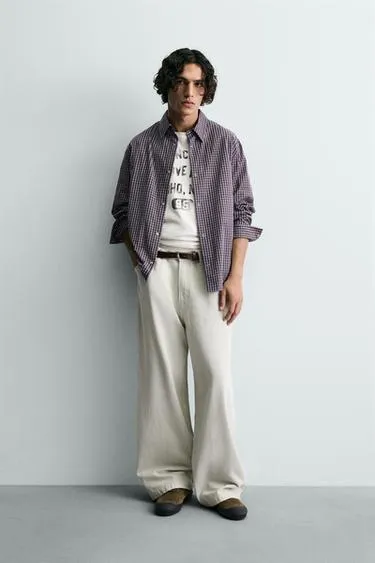 Рубашка RELAXED FIT в клетку