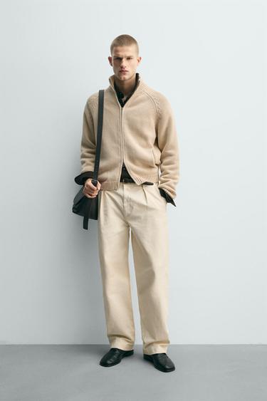 Кардиган структурной вязки с эффектом потертости- Заказать в России