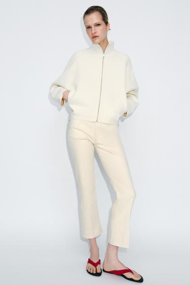 Zara Джинсы BOOTCUT из коллекции ZW со средней посадкой