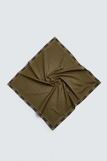 Zara Бандана с геометрическим принтом