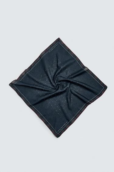 Zara Бандана в геометрическом принте