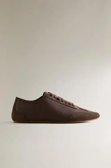 Кожаные кеды