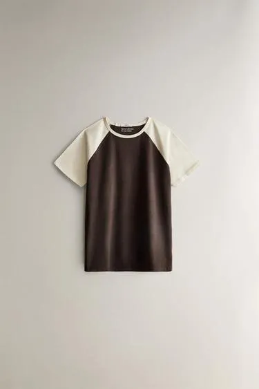 Футболка из двух оттенков хлопка