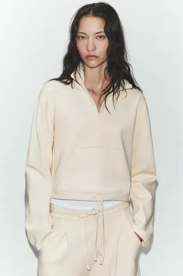 Толстовка поло из интерлока