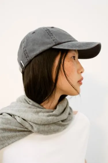 Кепка из стираного саржи- Заказать в России