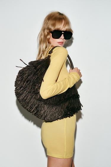 Zara Сумка с бахромой