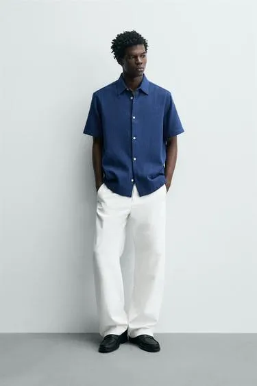 Рубашка комфортного кроя