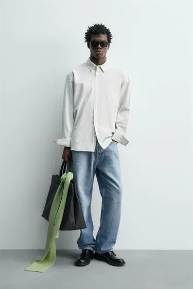 Рубашка из поплина в клетку- Заказать в России