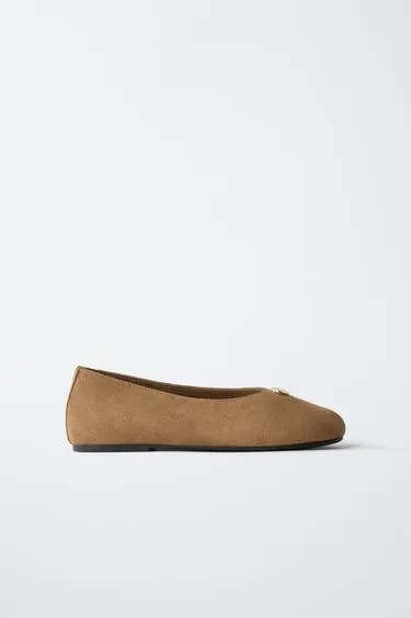 Балетки с декоративной деталью- Заказать в России