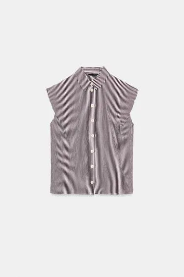 Рубашка с объемными рукавами