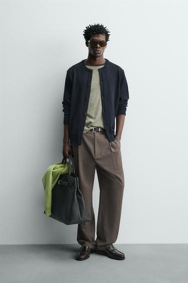 Zara Кардиган из хлопка классического кроя купить с доставкой.