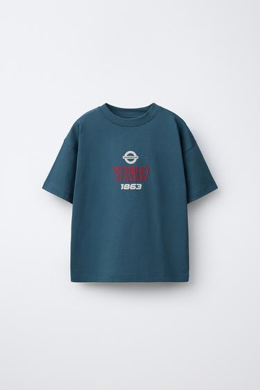 Zara Футболка с принтом UNDERGROUND LONDON ©