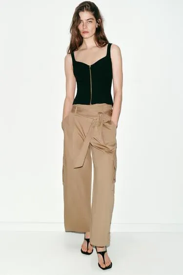 Топ-корсет с застежкой-молнией- Заказать в России