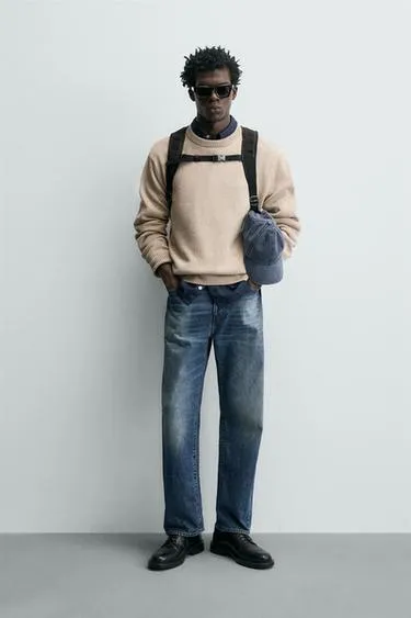 Свитер из рельефного хлопка- Заказать в России