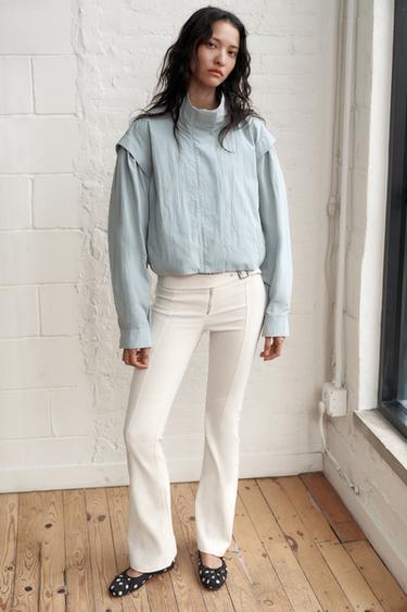 Zara Куртка с высоким воротником