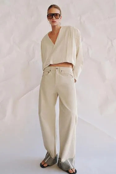 Двубортная куртка со складками — ZW COLLECTION