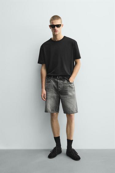 Zara Джинсовые шорты STRAIGHT FIT купить с доставкой.