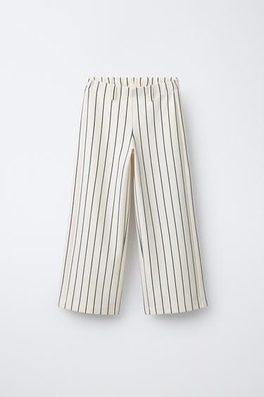 Zara Брюки WIDE LEG в полоску