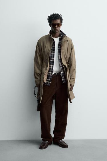 Zara Парка из высокотехнологичной ткани с отстегивающейся жилеткой купить с доставкой.